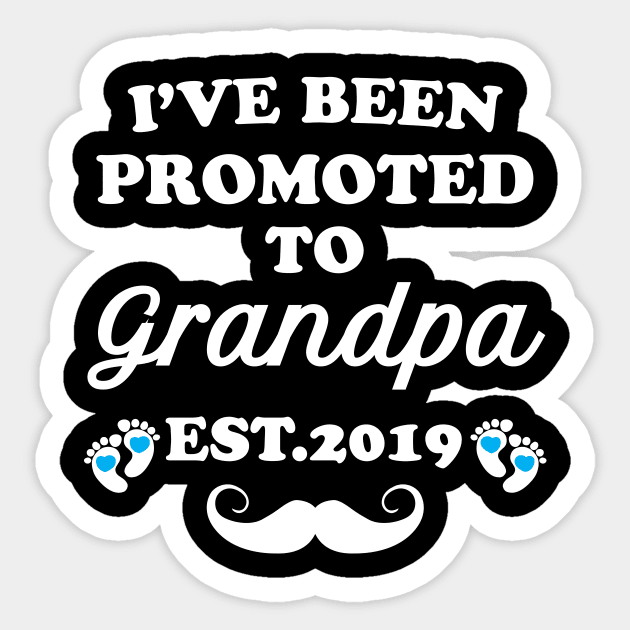 I have been promoted to Grandpa Sticker by Work Memes